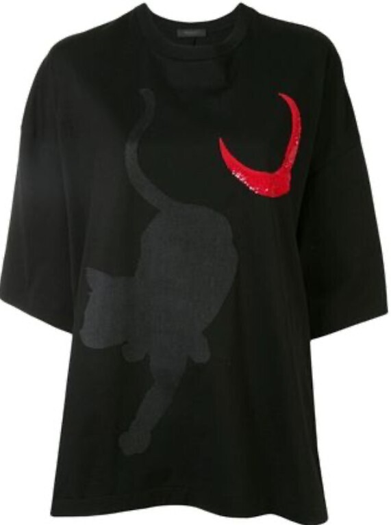 UNDERCOVER スパンコール装飾 Tシャツ