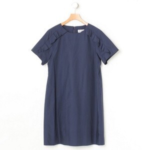 MUVEIL WORK タイプライターフリルワンピース