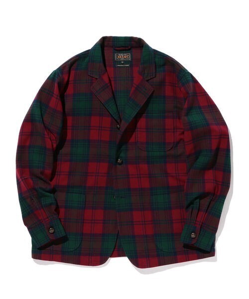 BEAMS PLUS タータン カフス4ボタン ジャケット
