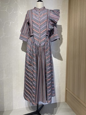 RUMCHE Silk Cotton Stripe One-piece
