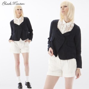 Black Mouton ロービングリネンジャケット（45101）
