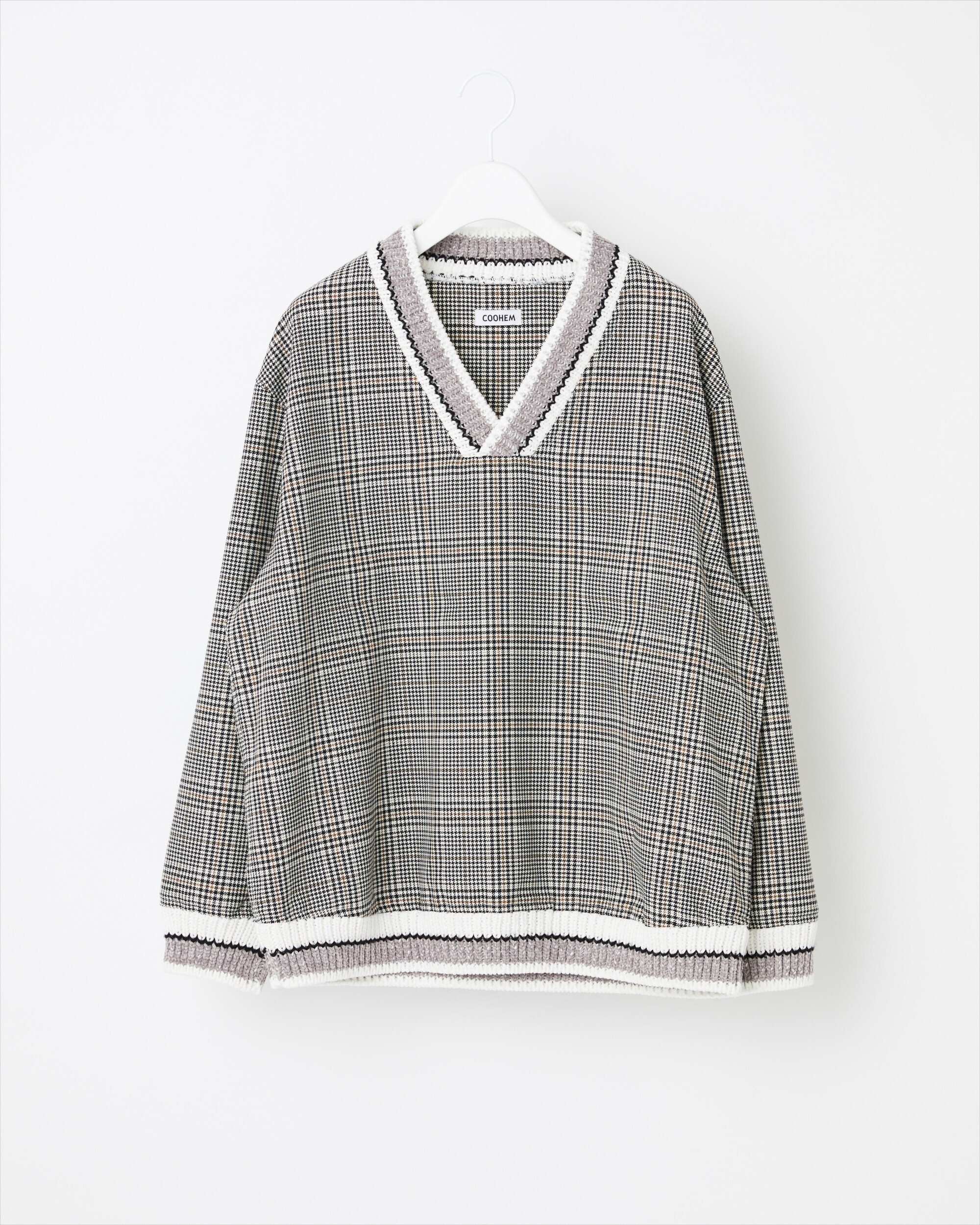 COOHEM KNIT COMBI SHIRT