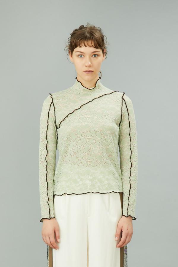 MURRAL stretch lace top