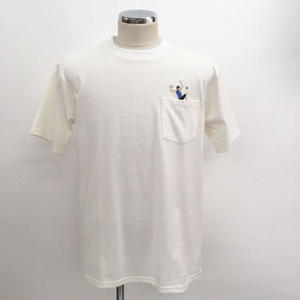 青天衣料 汗じみ軽減ポケット刺しゅう半袖Tシャツ[FREE GATE] | 青天衣料 -Shine sk...