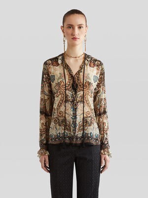 ETRO ペイズリープリントシャツ