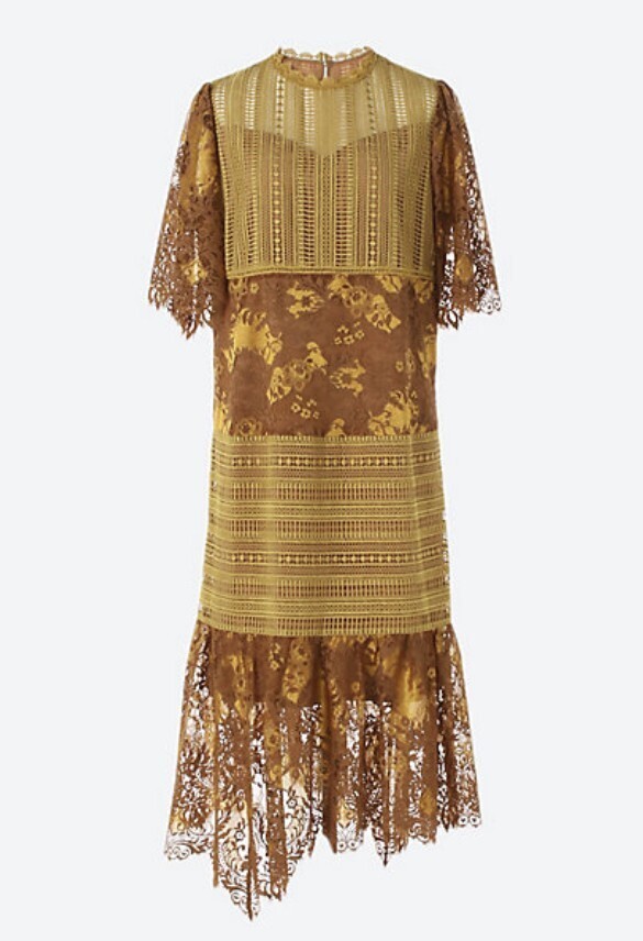 arobe Lame Mix Dress