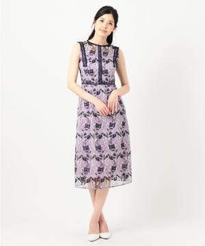 TOCCA Wavy Embroidery ドレス
