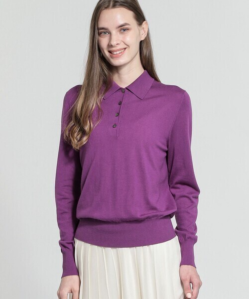 MACKINTOSH LONDON ポロシャツ ファインカウントポロニット