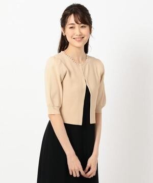 TOCCA PEARL TRIM KNIT ボレロ