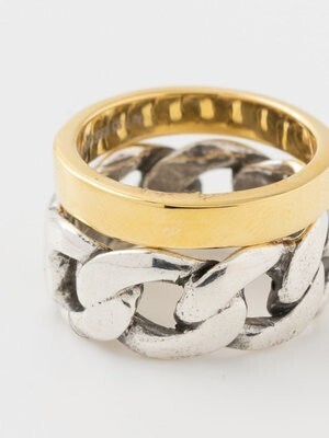 IOSSELLIANI CLASSIC COLLECTION 《CHAIN》2連リング
