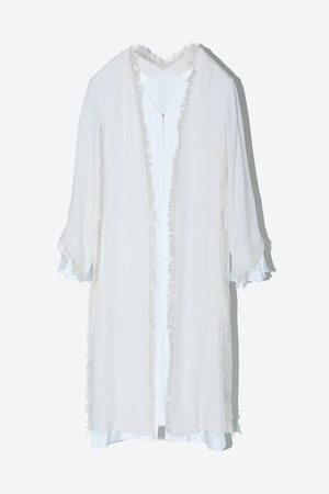 TOGA PULLA GEORGETTE FRINGE DRESS