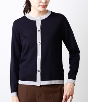 NEWYORKER クルーネックカーディガン