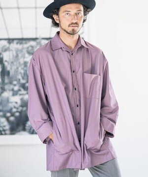 CAMBIO ms4357-Super Big Silhoutte Long Sleeve Shirts シャツ