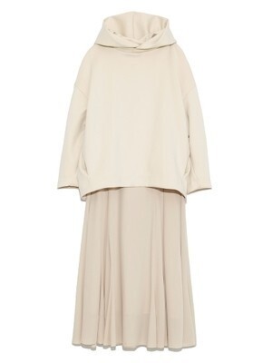 emmi 【emmi atelier】フーディーTOPSセットワンピ