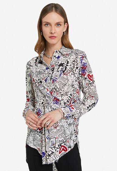 ottod'Ame VISCOSE BLOUSE WITH KNOT