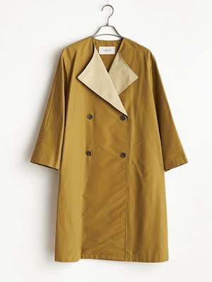 STELLA CIFFON 2020 AUTUMN COLLECTION  C/N Grosgrain coat