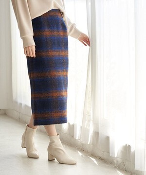 ROPE' PICNIC BIGチェックアイラインロングスカート