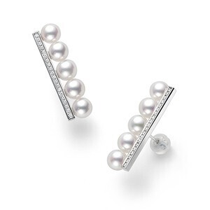 TASAKI バランス ダイヤモンド パヴェ　ピアス