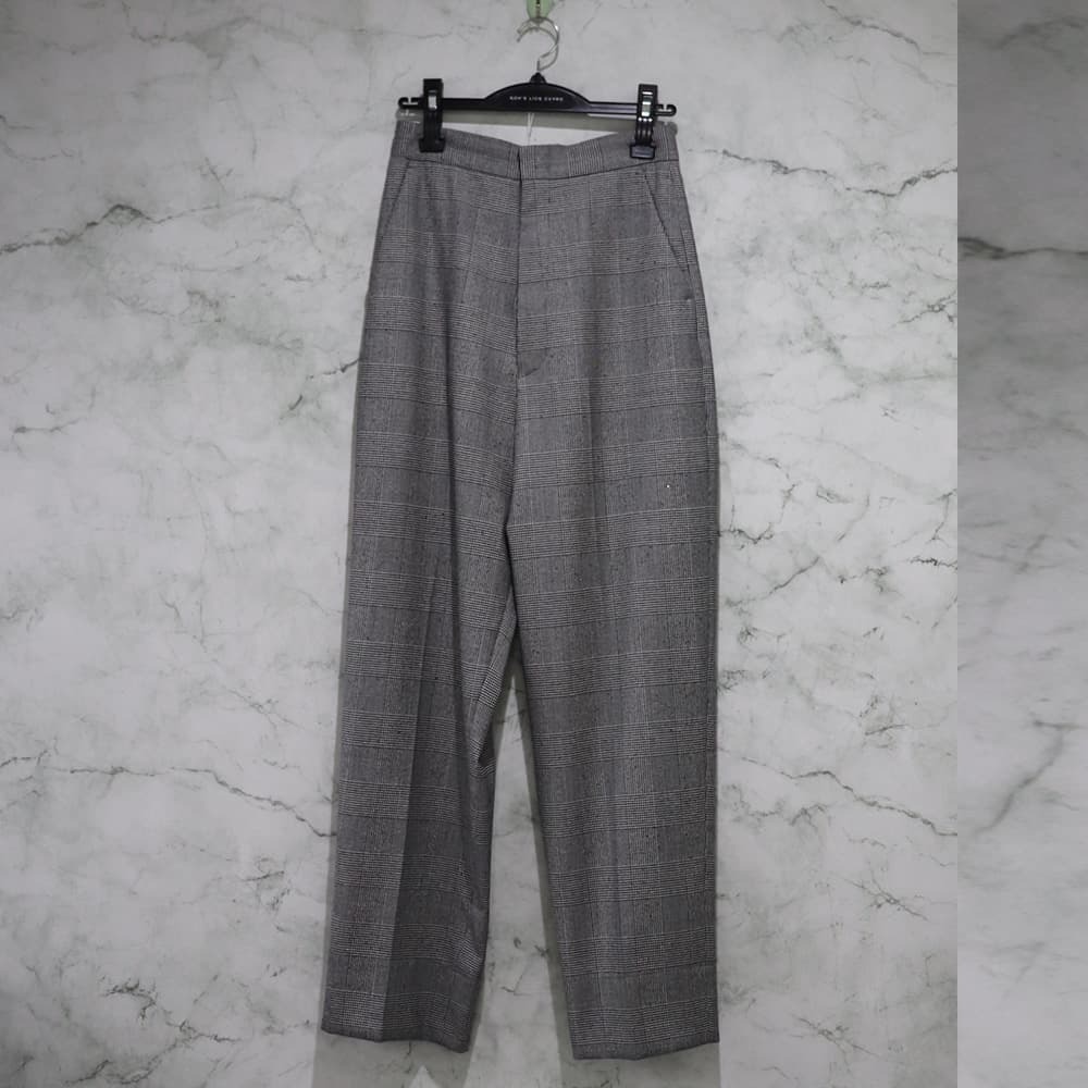 JANE SMITH CH TAPERED SLACKS (CHECK)