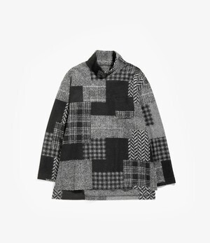 ENGINEERED GARMENTS MOCK TURTLE - KNIT PATCHWORK HB