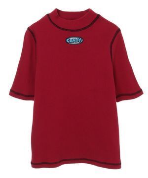 Candy Stripper BICOLOR STITCH RIB TOPS