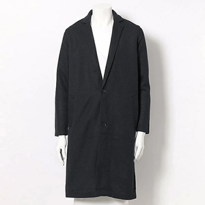 TETE HOMME メランジ杢チェスターコート