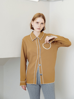 soduk circle pocket shirt