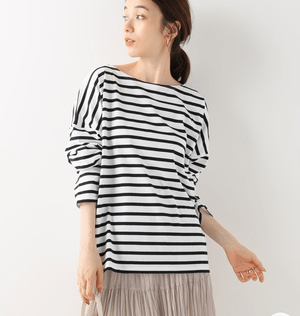 Le minor Big borderカットソー