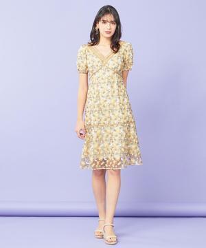 TOCCA Ipe Flowers Embroidered ドレス