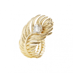 BOUCHERON プリュム ドゥ パオン リング ラージ