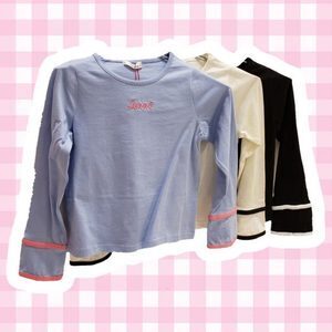 JENNI love 袖パイピングロンT