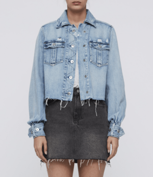 ALLSAINTS MAISY DENIM SHIRT