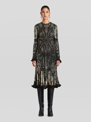 ETRO ジャカード ニット ドレス