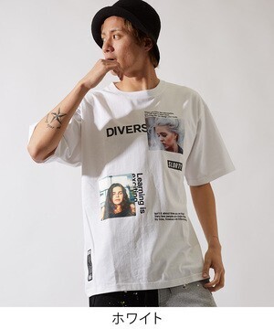 improves 半袖フォトプリントTシャツ