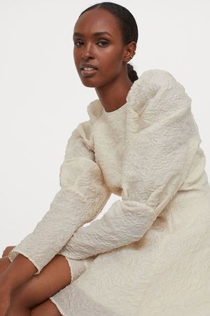 H&M Kjole med puffermer