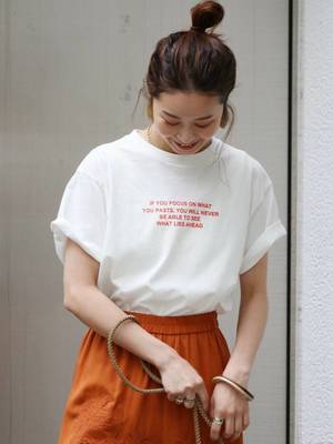 Ungrid カラーフォトTee