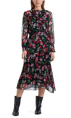 Marc Cain Midi dress with pleated skirt
