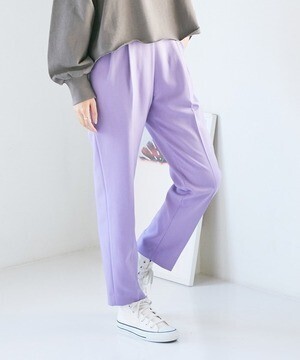 ViS 【EASY CARE】ウォッシャブルフラノツータックテーパードパンツ