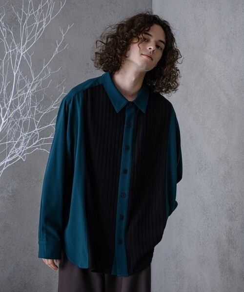 Casper John Docking Knit Drape Shirts