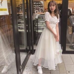 KOL ME BABY ティアードチュールスカート