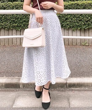 MISCH MASCH 合皮ヒートカットスカート