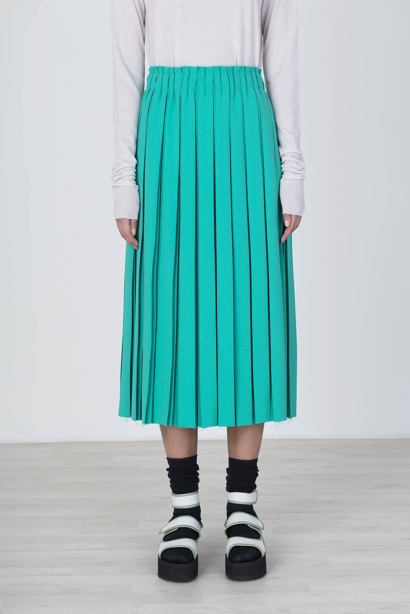 ALYSI PLISSE' SKIRT