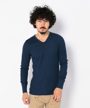 AVIREX DAILY L/S THERMAL V-NECK T-SHIRT