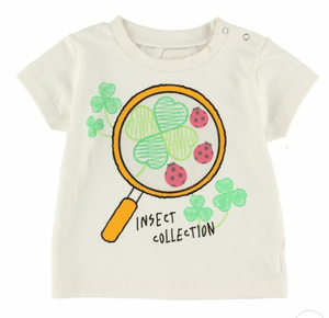 INSECT COLLECTION 眼鏡クローバーTシャツ てんとうむしちゃん