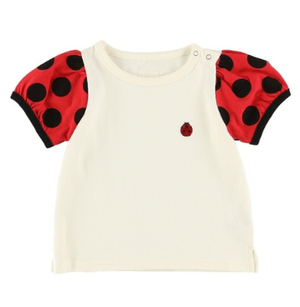 INSECT COLLECTION てんとう虫バルーンスリーブTシャツ キッズ