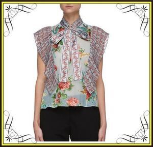 Alice + Olivia 【ALICE + OLIVIA】 'PERCY' RUFFLE SLEEVLESS BLOUSE (Alice+Olivia/ブラウス・シャツ) 60741451【BUYMA】