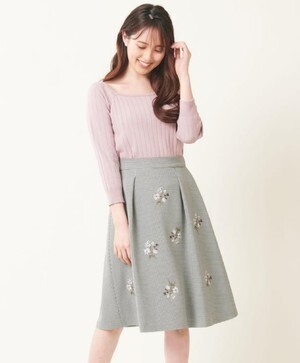 LAISSE PASSE バックシャン針抜きプルオーバー