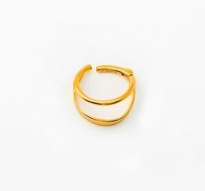 KNOWHOW Ring Cuff / Crack　18KGP