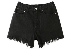 MILKFED. FRINGE SHORT PANTS