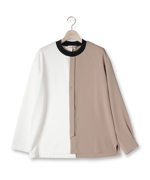 CULLNI ダブルクロス アシンメトリープルオーバー